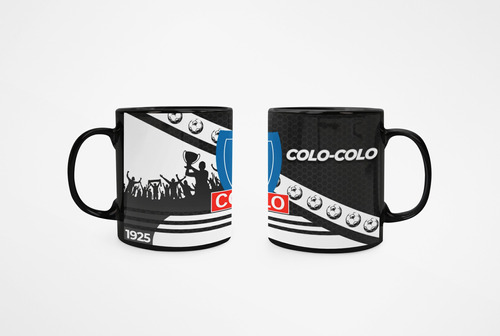 Taza Mágica De Colo Colo - Fútbol Chileno- Cambia De Color