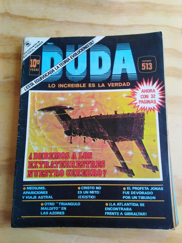 Revista Duda (lote 10 Excelentes Números) Grandes Misterios