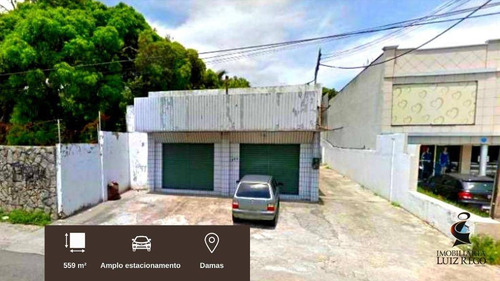 Pc1272 - Aluga Ponto Comercial Com Estacionamento No Bairro Damas Com 559m² Área Útil - Pt0014