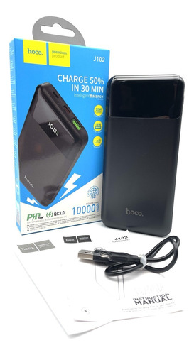 Power Bank 10000mah 20w Hoco Pantalla Digital Cargador 