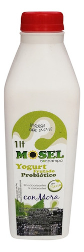 Yogurt Natural Mosel Oxapampa Con Probioticos 1 Litro / 12 U