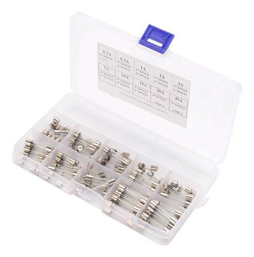 Kit De Tubos Fusibles De Vidrio Variado Fast-b Para Automóvi