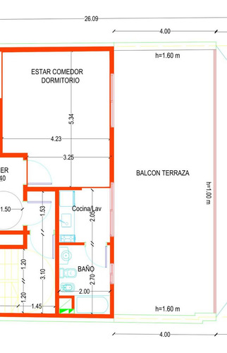 Saavedra Besares 4700 Depto 1 Amb Divisible Piso 12° Cfrte Balcon Terraza De 42 M2! A Estrenar