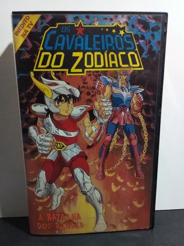 Os Cavaleiros do Zodíaco - A Batalha dos Deuses (Dublado)(VHS)(Usado)