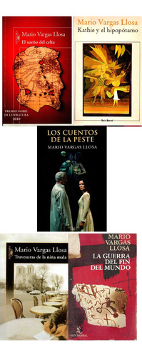 Mario Vargas Llosa Guerra Fin Del Mundo Niña Mala 5 Libros
