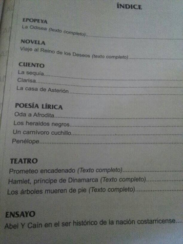 Imagen 2 de 2 de Español 10. Antologia. Con Texto Completo De 5 Libros