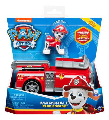 Paw Patrol Vehiculo Med C/ Figura Surtido Int 16775 Original