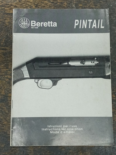 Beretta Pintail * Instructions For Operation * 