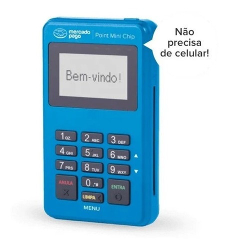 Imagem 2 de 8 de Point Mini Chip-maquinha Portátil Mercado Pago 3 Anos Garant