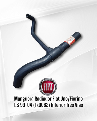 Manguera Inferior Bp Fiat Uno Fiorino 1.3 8v 99-04 Tx0082