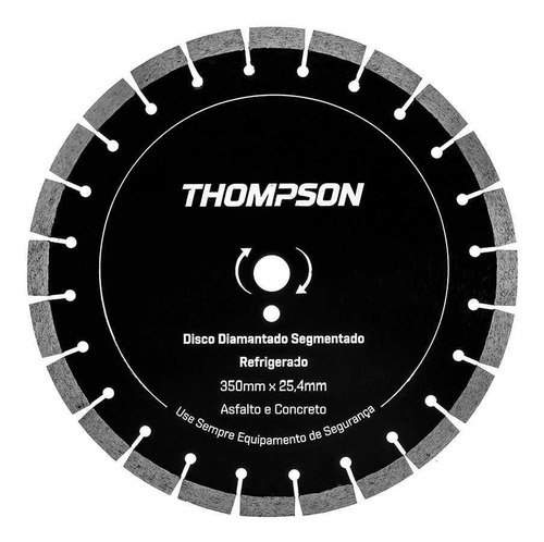Disco Corte Diamantado Segmentado 110 X 20mm Thompson