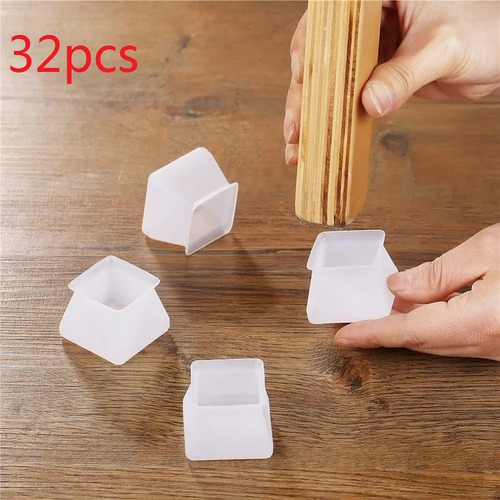 Protección De Silicona Para Pie De Mesa Y Silla 32 Piezas