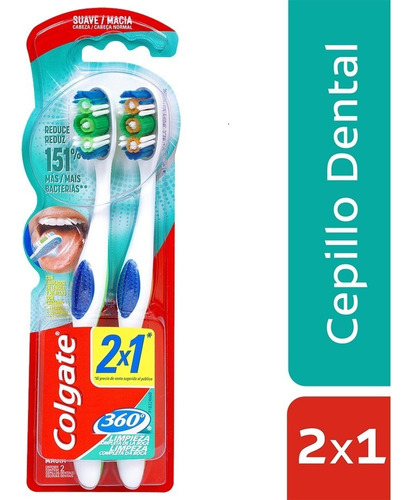 Cepillo Dental Colgate 360 - Unidad a $12475