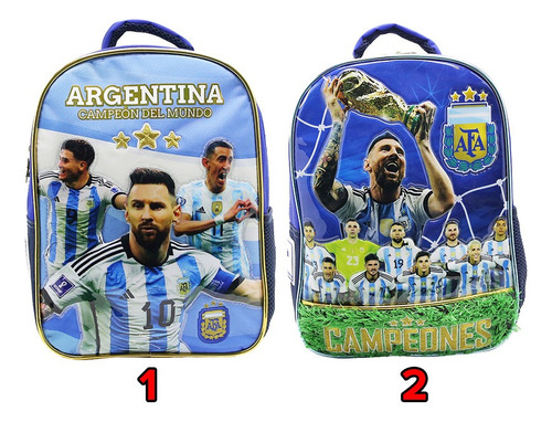 Mochila Afa Futbol 12 Pulgadas Mundo Moda 2024