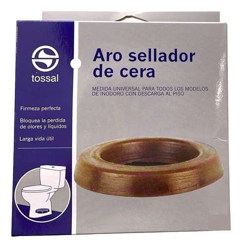 Aro Sellador De Cera Para Inodoro Medida Universal Tossal