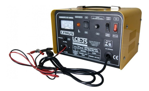 Carregador De Baterias 12v E 24v Lynus Lcb-25 25 Ampéres