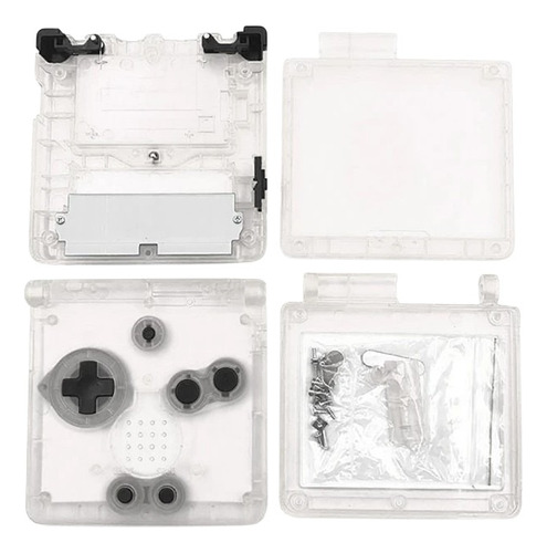 Carcasa Gameboy Advance Sp Clear Transparente Kit