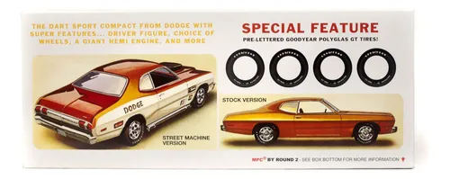 Mpc 1976 Dodge Dart Sport Kit De Modelo A Escala 1/25 (mpc92