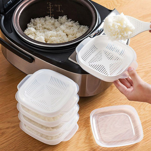Recipiente De Frutas Bento Box De Drenagem, Caixa De Aliment
