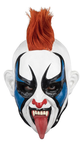 Psyco Clown Máscara Látex Luchador De Lucha Libre Worldwide
