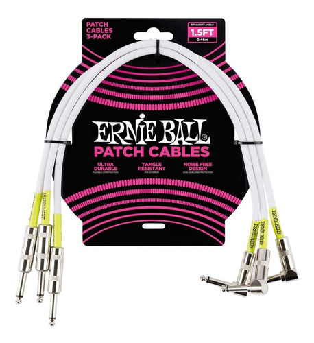 Cable Interpedal 46cm Ernie Ball Pack X3 P06056