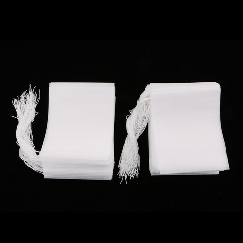 100pcs Bolsas De Té Desechable Mueble Cordón 5x6cm