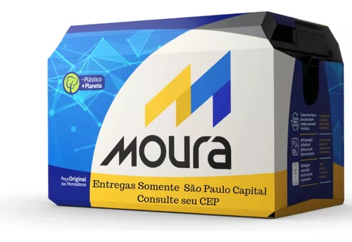 Bateria Moura 60 Amperes - Polo Direito/ Polo Esquerdo