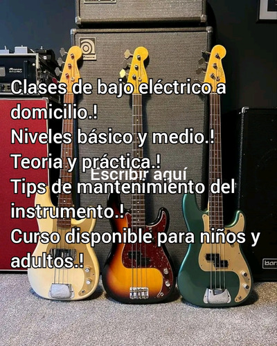 Clases De Bajo Eléctrico.!