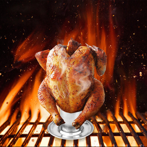 Soporte Para Pollo Con Lata De Cerveza Soporte De Pollo A La