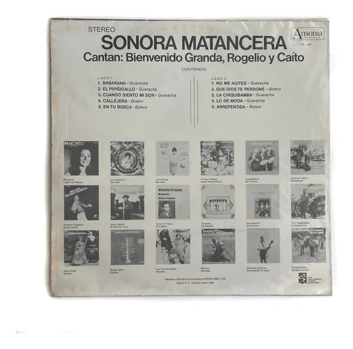 Lp Vinilo La Sonora Matancera - En Tu Busca / Excelente (Usado)
