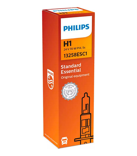Lampara Halogena H1 24v 70w P14,5s Essential