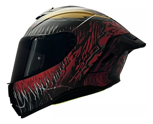 Casco Moto Integral Marvel Venom Vs Carnage Cert Ece 2206 M 57 - 58
