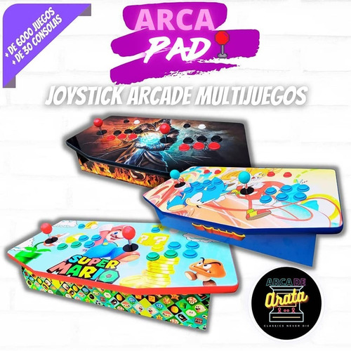Imagen 1 de 6 de Tablero Arcade Los Mejores Arcadearata®