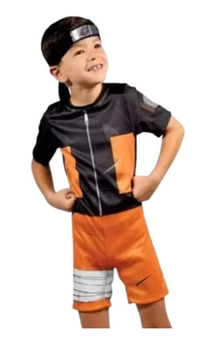 Disfraz Infantil Naruto Incluye Disfraz Y Vincha Talle Unico