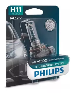 Lâmpada Philips X-treme Vision Pro150 H11 55w 12v Unitária