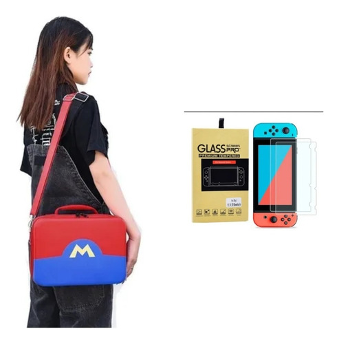 Pack Full Protección Bolso Nintendo Switch Rigido