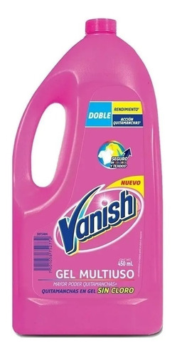 Quitamanchas Líquido Vanish Multiusos Ropa De Color 450 Ml