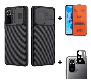 Case Funda Nillkin Xiaomi Redmi Note 10/ 10s/ 10 Pro + Micas