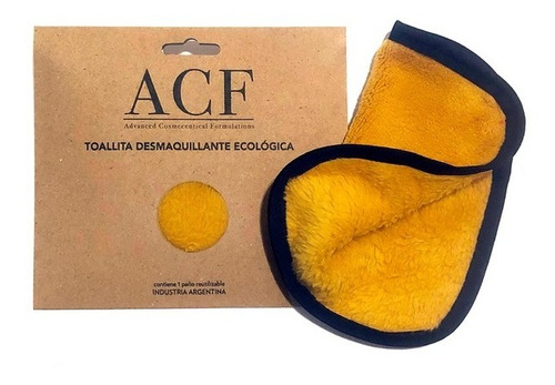 Acf Toallitas Desmaquillantes Ecológicas 16 X 16 Cm 1 Unidad