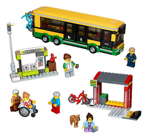 Lego City 60155, estación de autobuses, 337 unidades