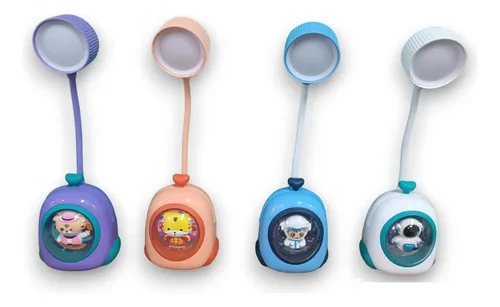 comprar Lampara Velador Luz De Noche Infantil Con Personajes Niños