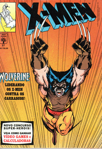 X-men N° 37 - Com Pequeno Dano - Wolverine Liderando Os X-men Contra Os Carrascos ! - 84 Páginas Em Português - Editora Abril - Formato 13,5 X 19 - Capa Mole -1991 - Bonellihq Cx01 Fev24
