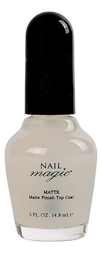 Nail Magic Capa Superior Mate Esmalte De Uñas Transparente,