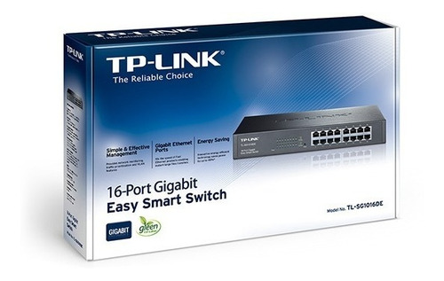 Switch Inteligente De 16 Puertos Gigabit Tl-sg1016de