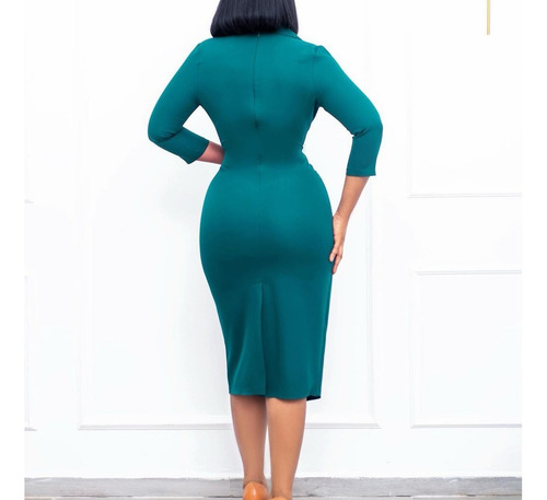 Vestido Lápiz Formal De Mujer De Corte Ajustado