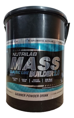 Mass Builder 5 Kg 2.0 - Nutrilab - Ganador De Peso 