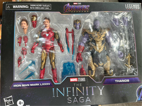 Two Pack Iron Man Y Thanos Marvel Legends Infinity Saga