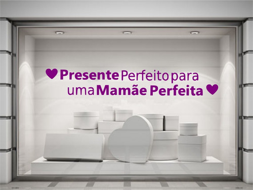 Adesivo Dia Das Mães Mamães Mãe Vitrine Mod1 Tamanho Grande