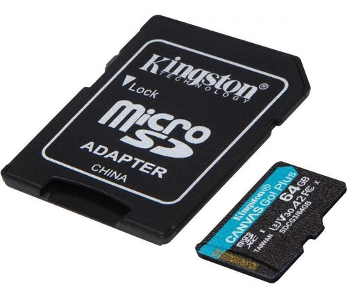 Cartão Memória Micro Sd Kingston 64gb 4k Gopro 170mbps V30