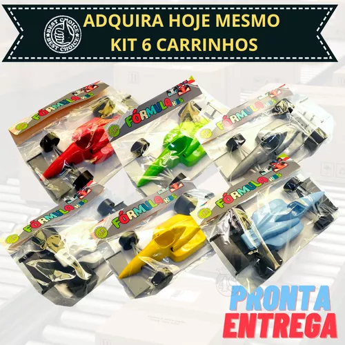 Brinquedo Menino Carro de Corrida Formula Racing Cores Vivas em